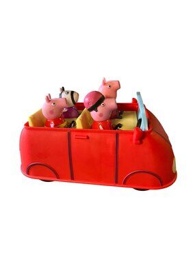 Peppa Pig Peppas Adventures Peppas Family Red Car and Figures Speech and Sound